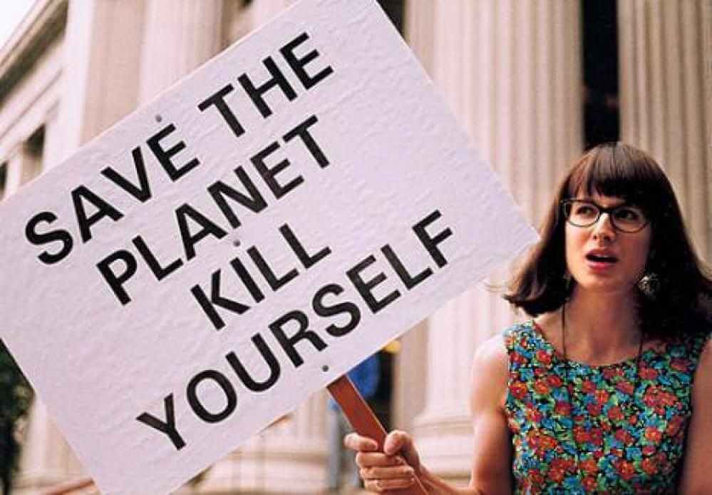 Save the planet kill yourself